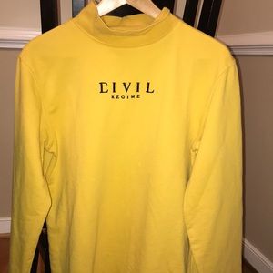 Mustard yellow turtle neck